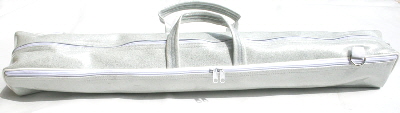 sparkle flag baton case white