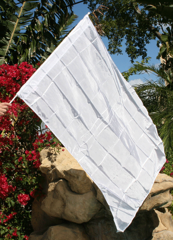 PRAISE WORSHIP BANNER FLAG-WPF1-WHITE