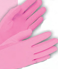 Glove-pink-cotton