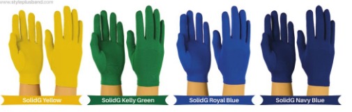 Praise dance solid color gloves 1 of 2 